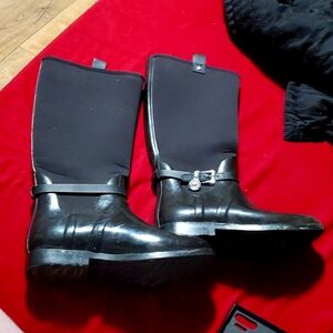 Michael kors charm stretch rain boot size 7
